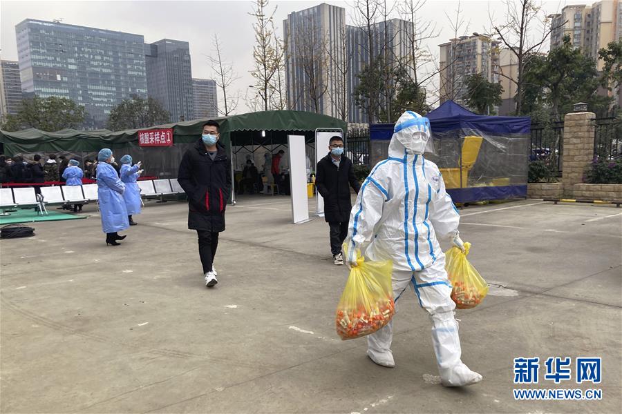 （聚焦疫情防控 圖文互動）（1）成都核酸檢測累計採樣73.9萬人