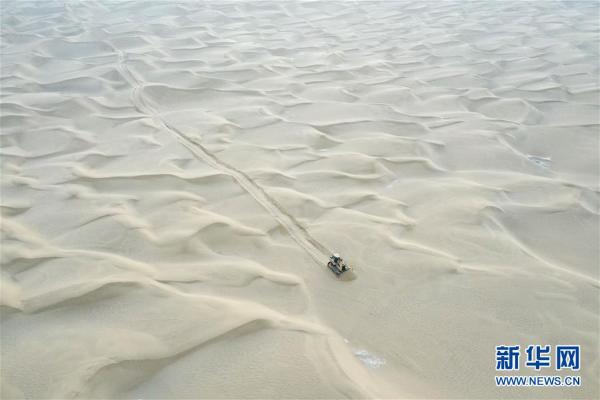 （新春走基層 圖文互動）（2）特寫：與車為伴，獨行沙海