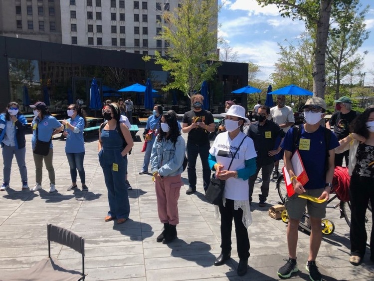 美國多個城市舉行反仇視亞裔抗議集會 呼籲族裔平等