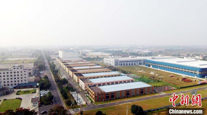 南京市溧水區和鳳台灣機電産業園航拍圖。南京市溧水區和鳳鎮宣傳辦 供圖 南京市溧水區和鳳鎮宣傳辦 供圖