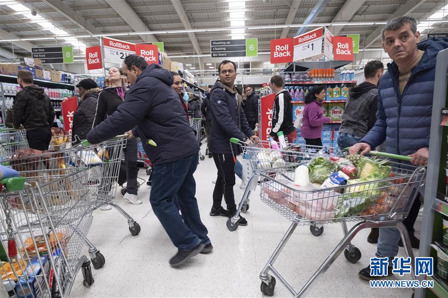 （國際疫情）（2）英國倫敦：超市現搶購潮