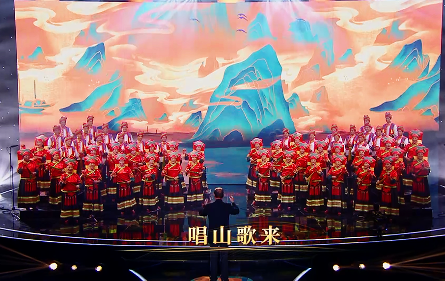 桂林市兩江四湖聲樂藝術團演出現場